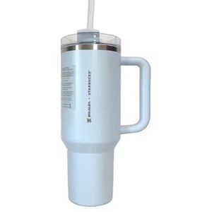 New Stanley Starbucks Spring Blue 2024 40oz Tumbler With Box Ships Fast-On Hand